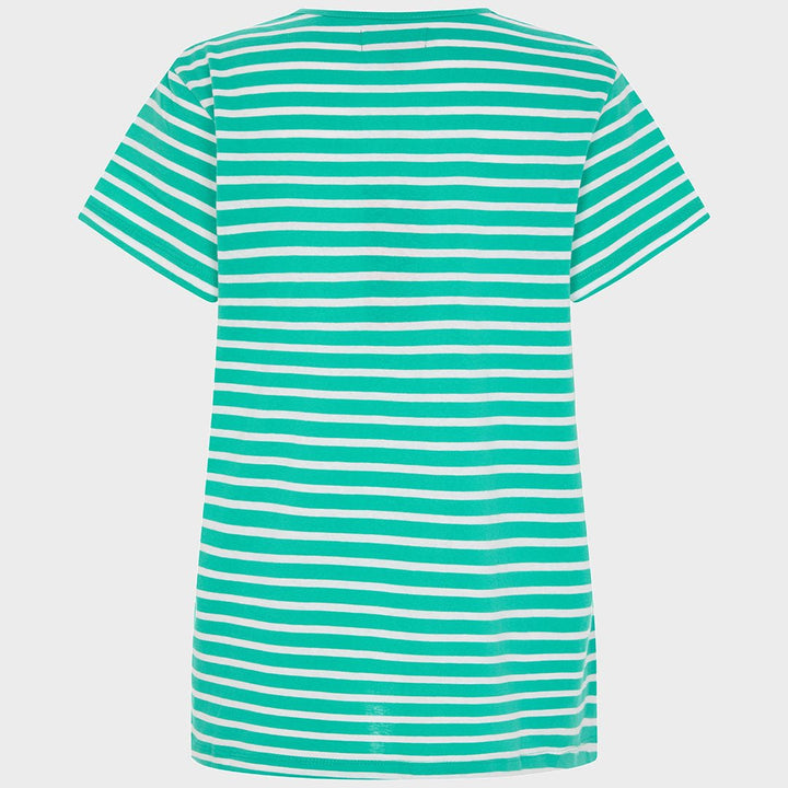 Ladies Striped Vneck T-Shirt from You Know Who's