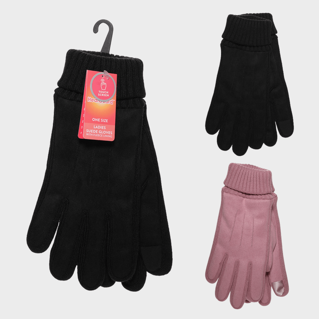 Ladies Suede Glove With Lining from You Know Who's
