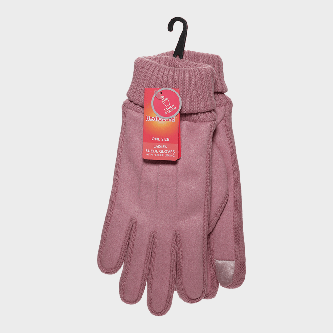 Ladies Suede Glove With Lining from You Know Who's