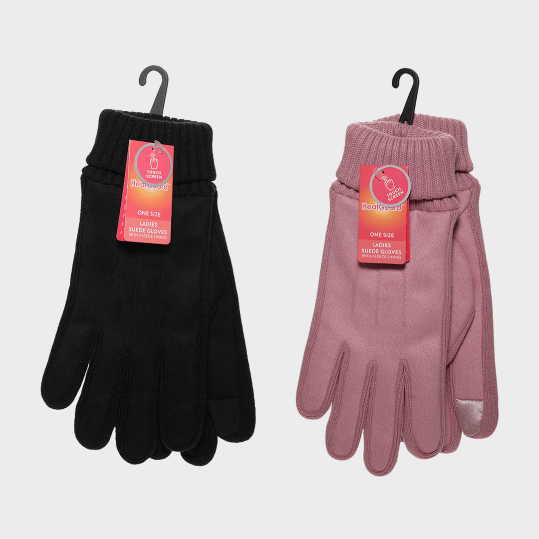 Ladies Suede Glove With Lining from You Know Who's