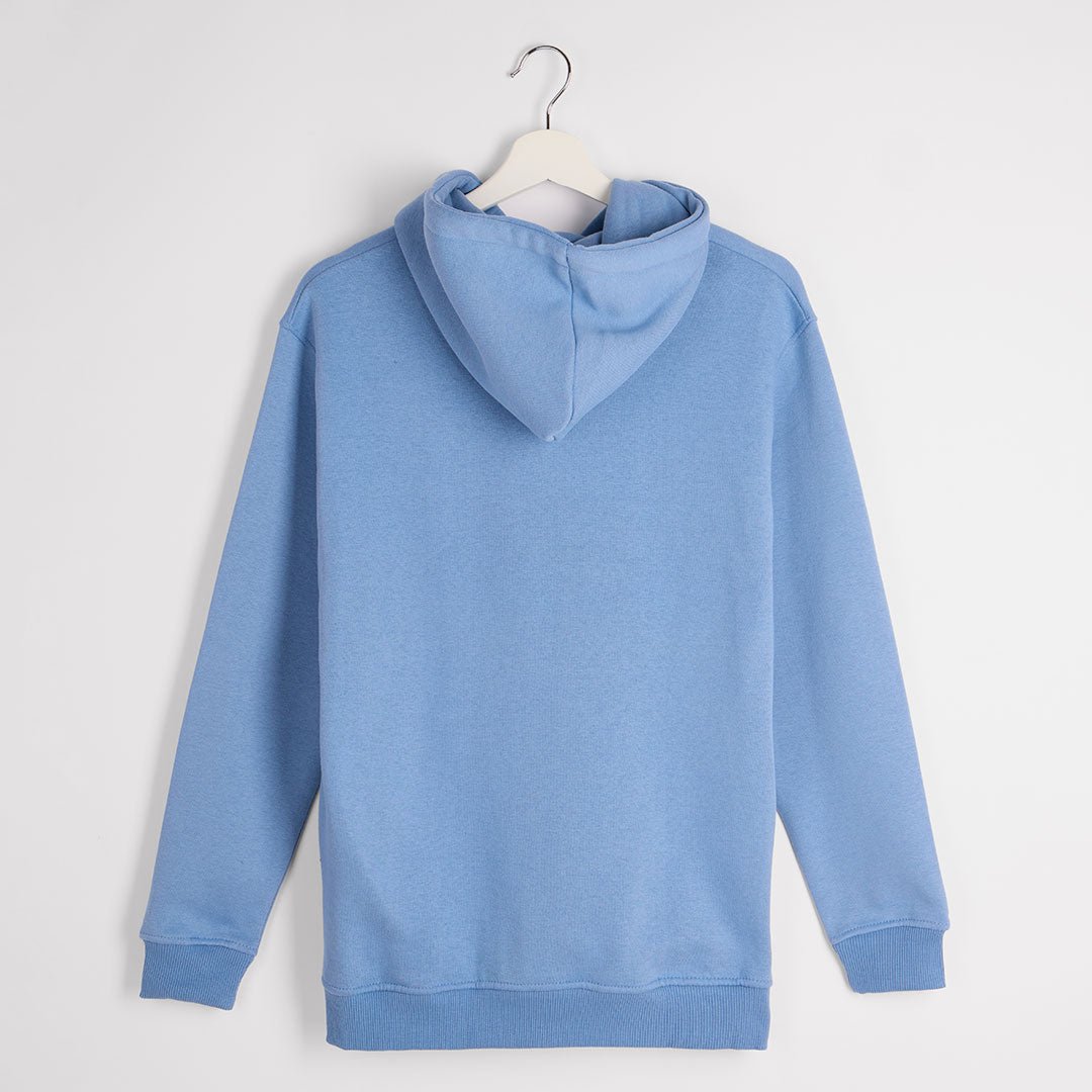 Ladies Sunday Camo Slogan Hoodie Denim from You Know Who's