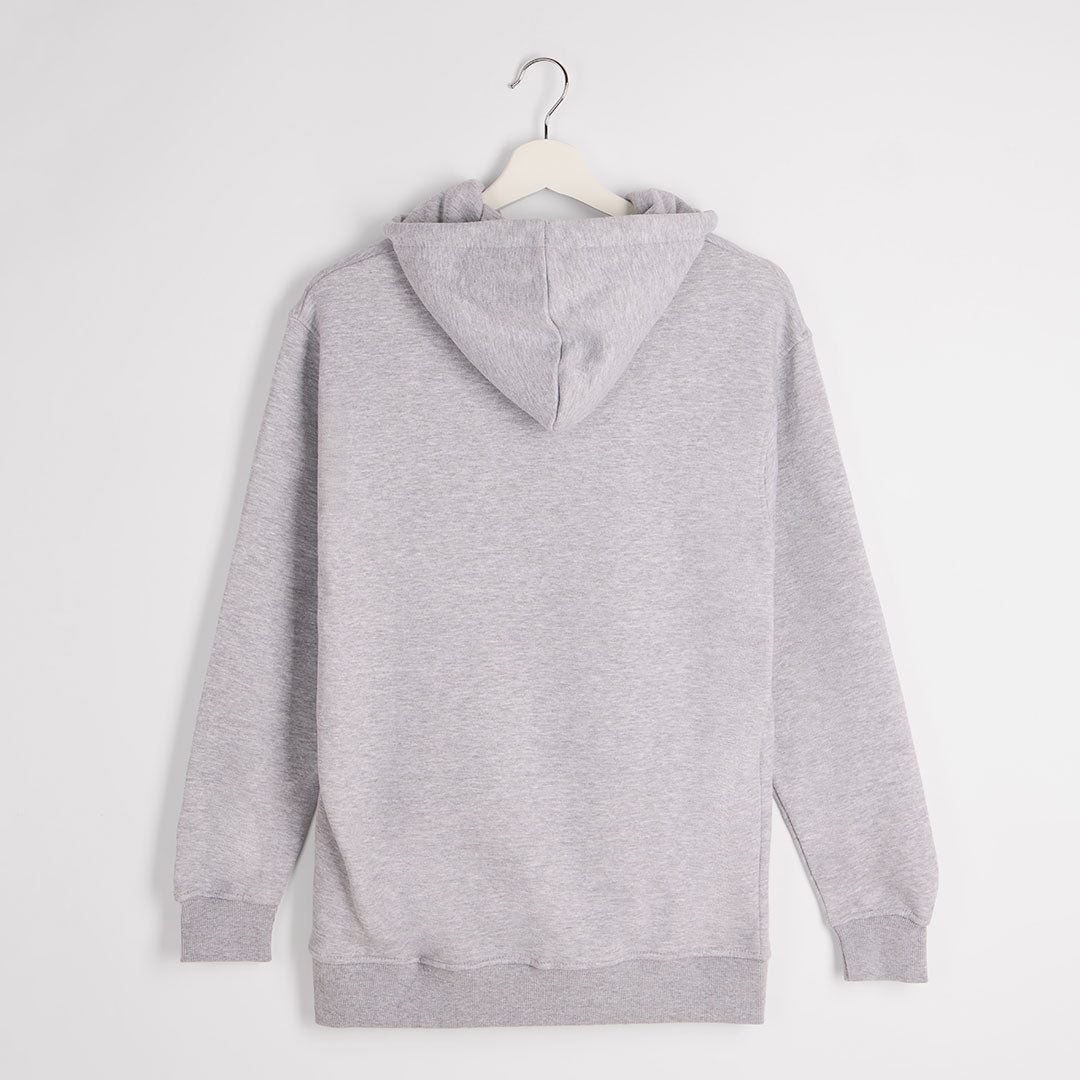 Ladies Sunday Camo Slogan Hoodie Grey from You Know Who's