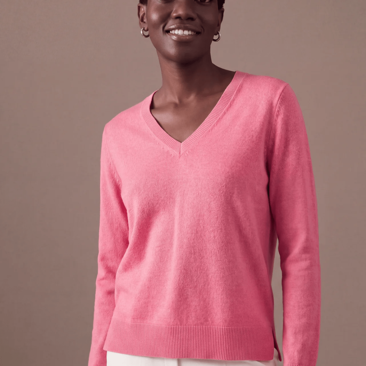 Ladies Super Soft V Neck Jumper from You Know Who's