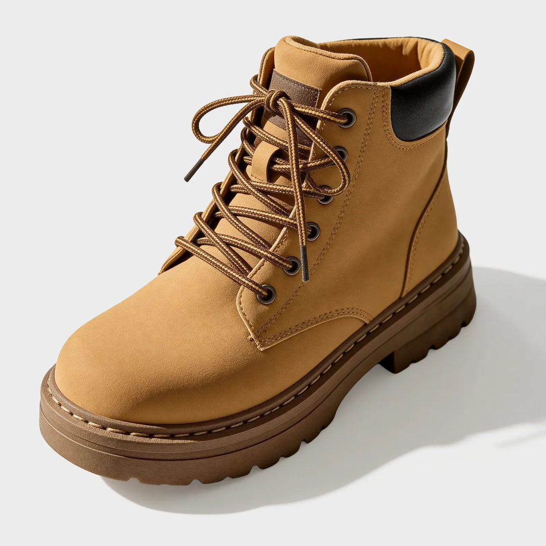 Ladies Tan Hiker Boot from You Know Who's