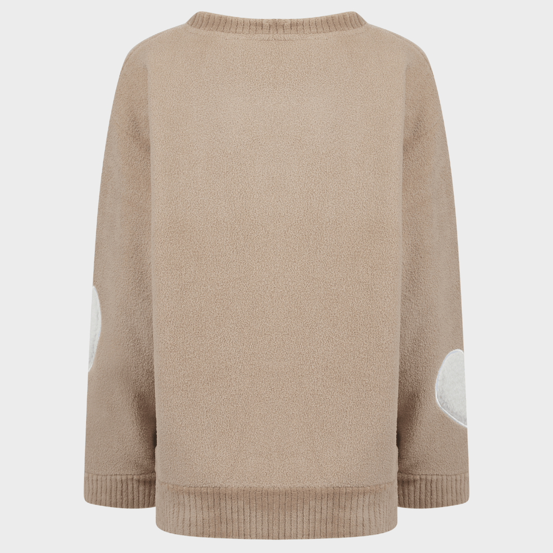 Ladies Taupe Hearts Lounge Set from You Know Who's