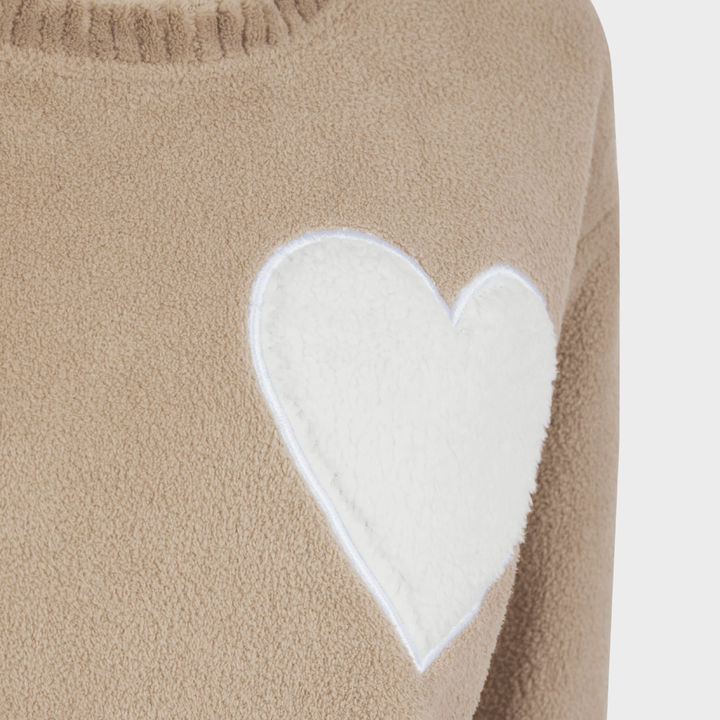 Ladies Taupe Hearts Lounge Set from You Know Who's