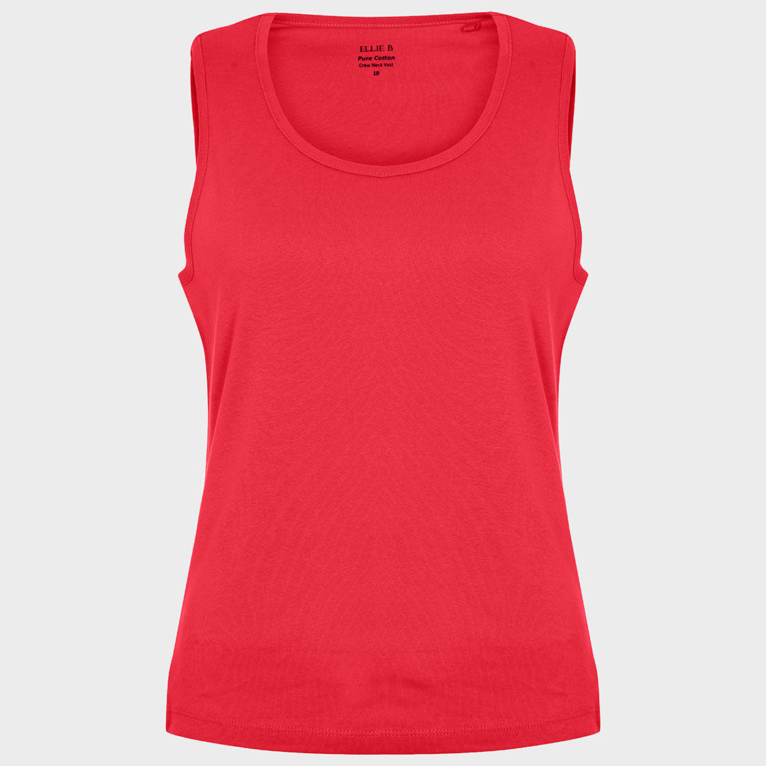Ladies Teaberry Crew Neck Vest from You Know Who's