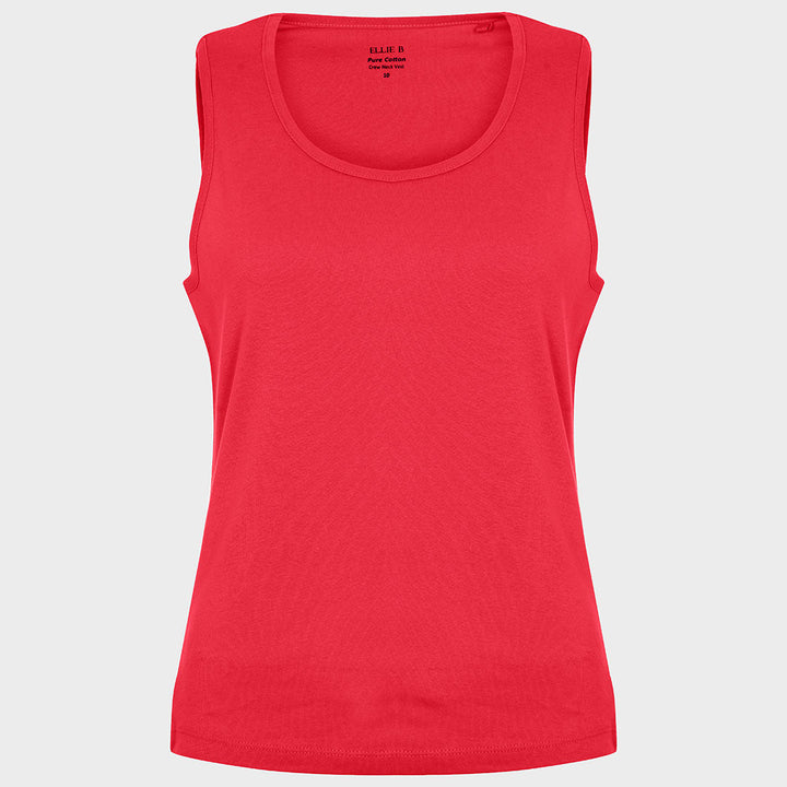Ladies Teaberry Crew Neck Vest from You Know Who's