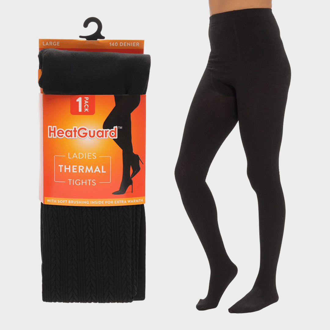 Ladies Thermal Cable Knit Tights from You Know Who's