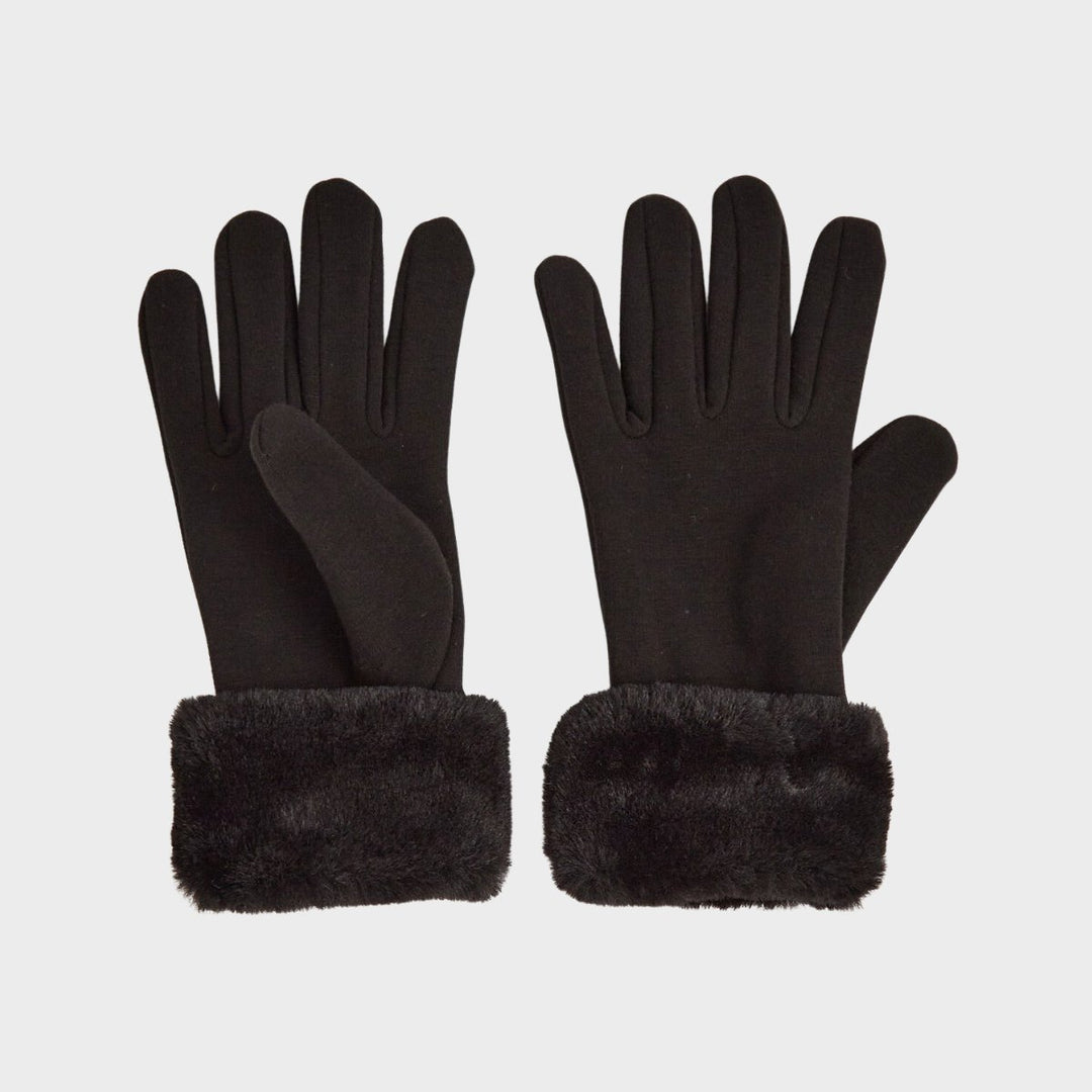 Ladies Thinsulate Fur Trim Gloves from You Know Who's