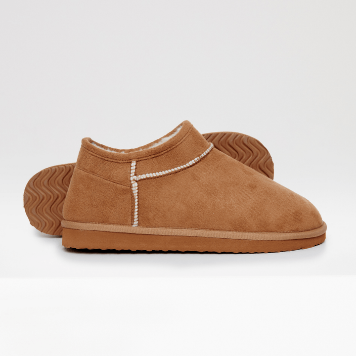 Ladies Threadbare Chestnut Slipper Boot from You Know Who's