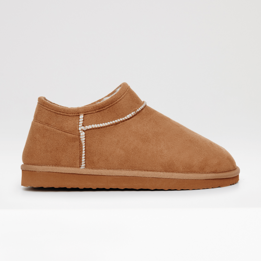 Ladies Threadbare Chestnut Slipper Boot from You Know Who's
