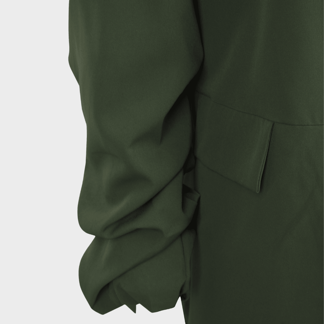 Ladies Thyme Ruched Sleeve Blazer from You Know Who's