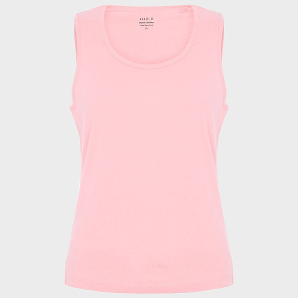 Ladies Tickled Pink Crew Neck Vest from You Know Who's