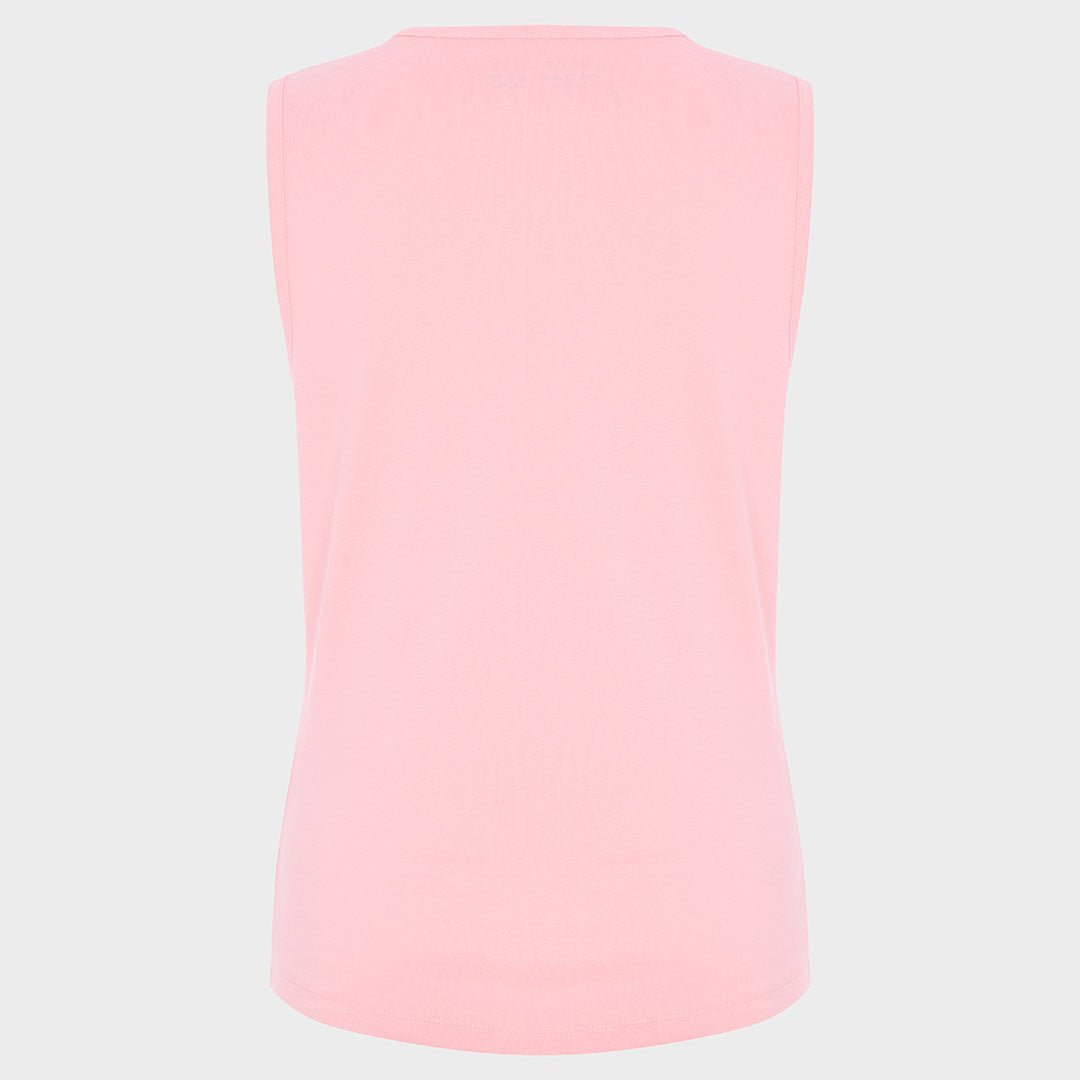 Ladies Tickled Pink Crew Neck Vest from You Know Who's