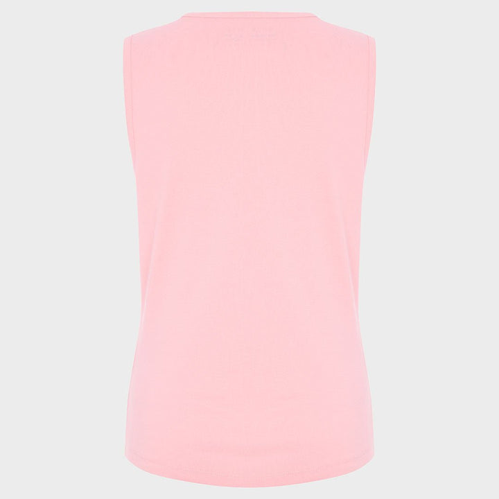 Ladies Tickled Pink Crew Neck Vest from You Know Who's