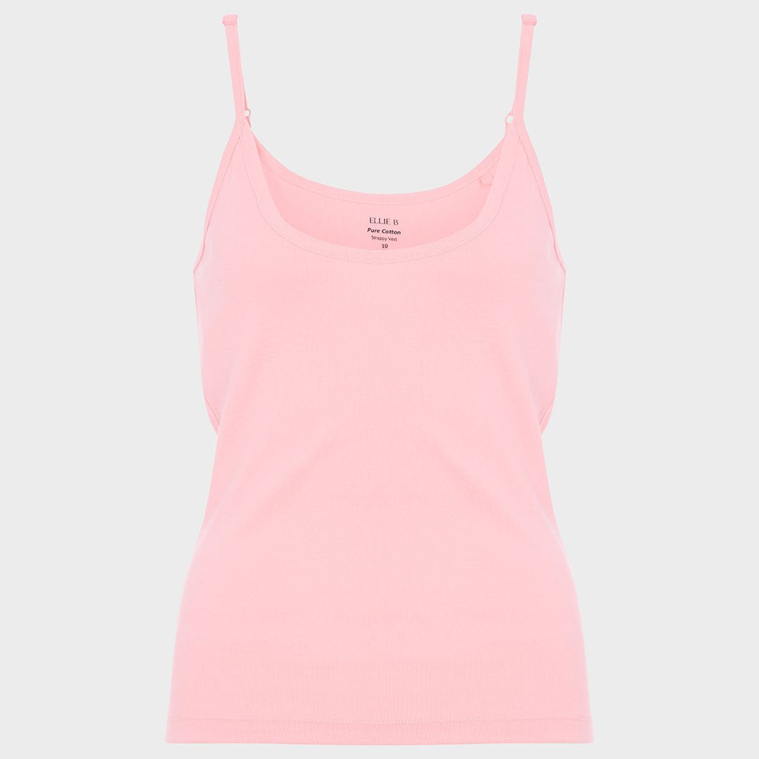Ladies Tickled Pink Strappy Vest from You Know Who's