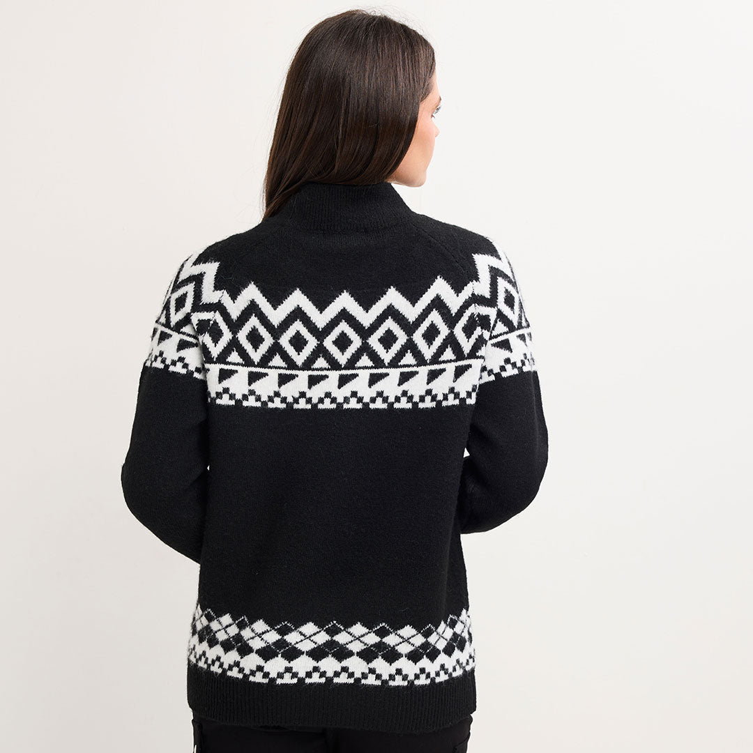 Ladies Turtle Neck Fairisle Jumper from You Know Who's