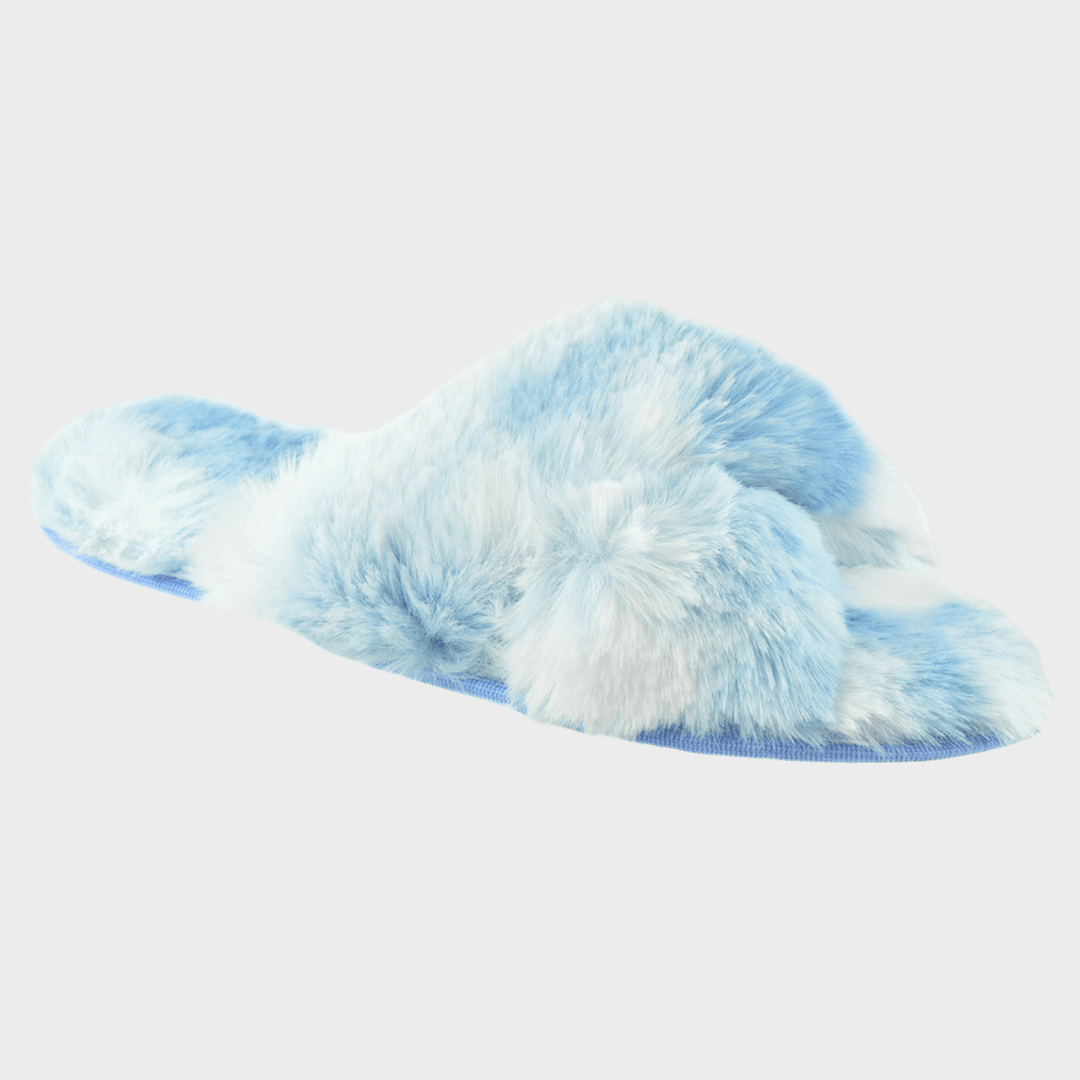 Ladies Two Tone Fluffy Slider from You Know Who's