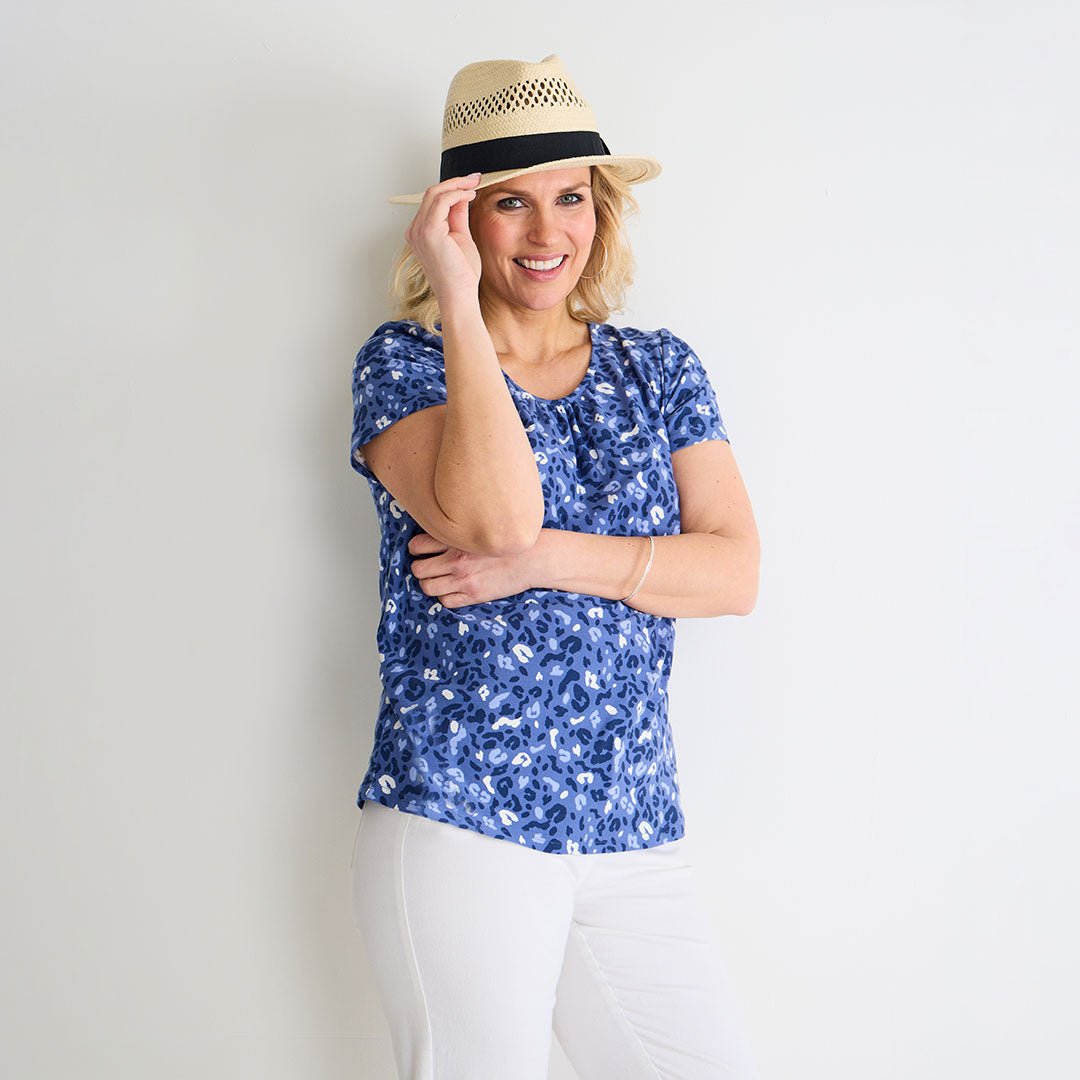 Ladies V Neck Printed Top from You Know Who's