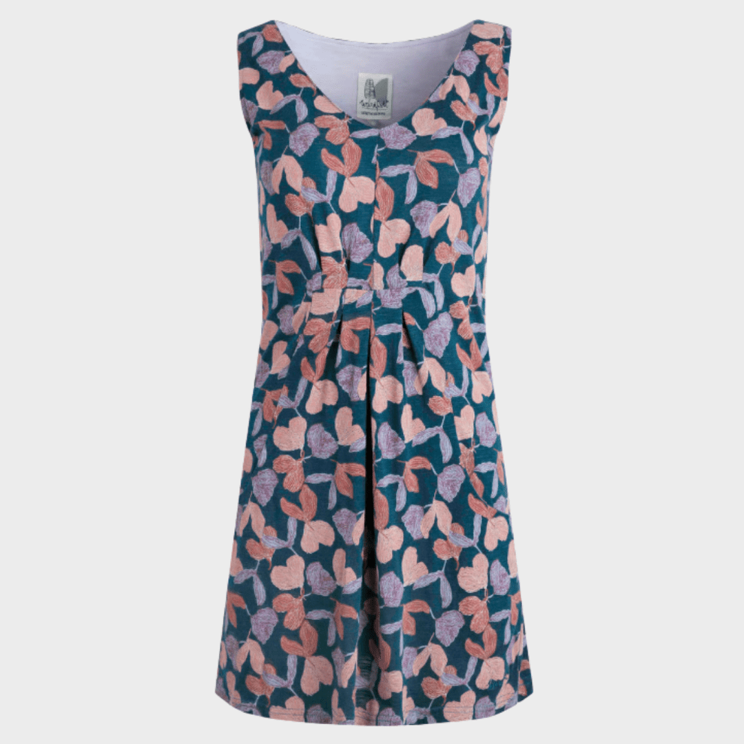 Ladies V - Neck Tunic Teal Multi from You Know Who's