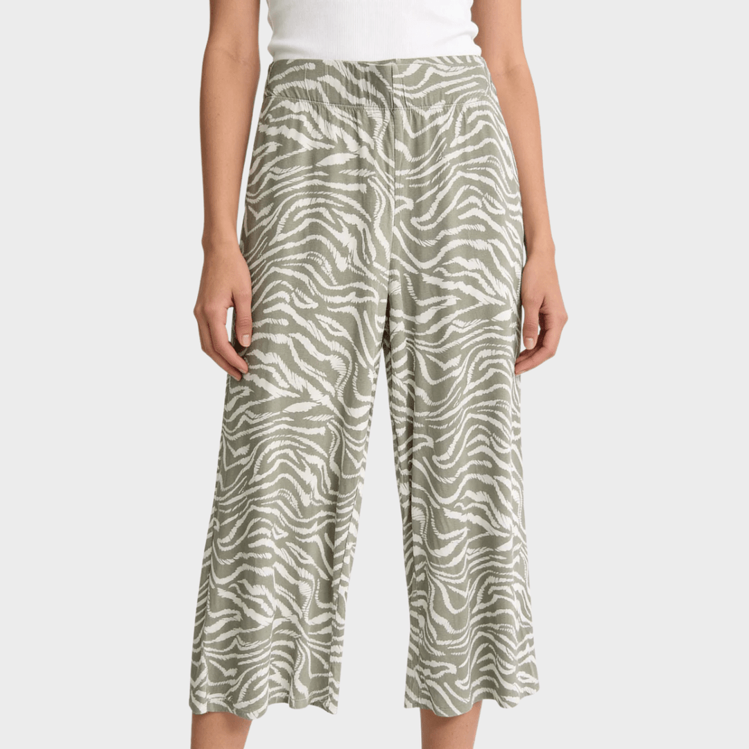Ladies Viscose Printed Crop Trousers from You Know Who's
