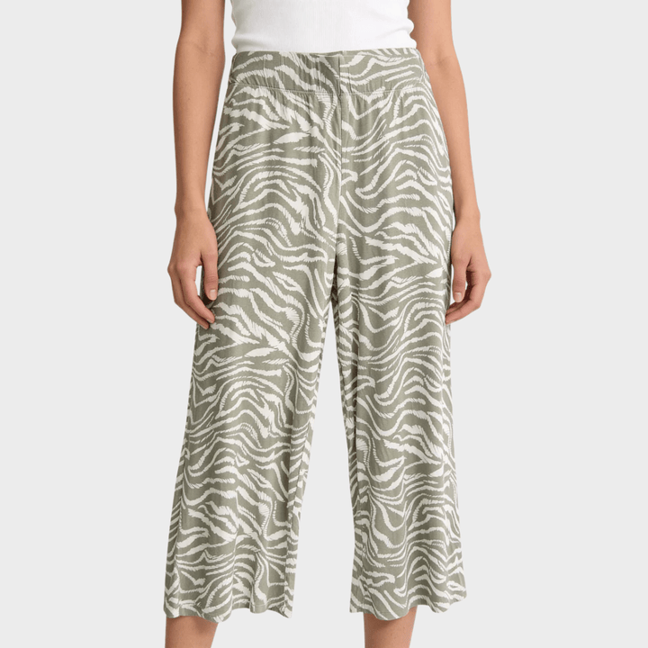 Ladies Viscose Printed Crop Trousers from You Know Who's