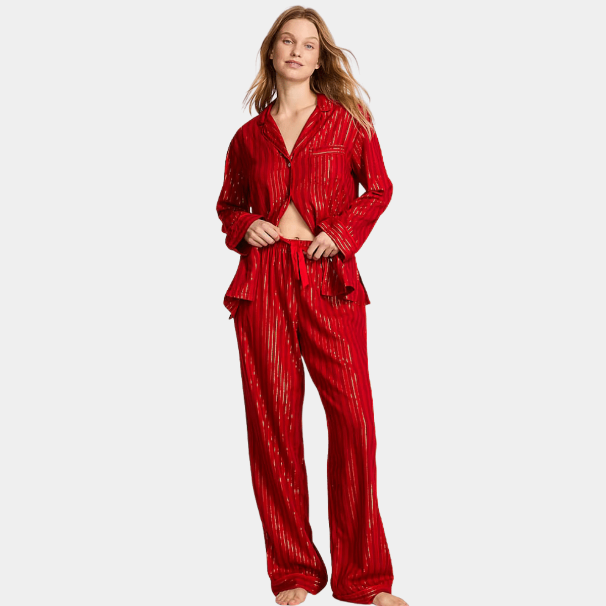 Ladies VS Red Flannel Long Pyjamas from You Know Who's