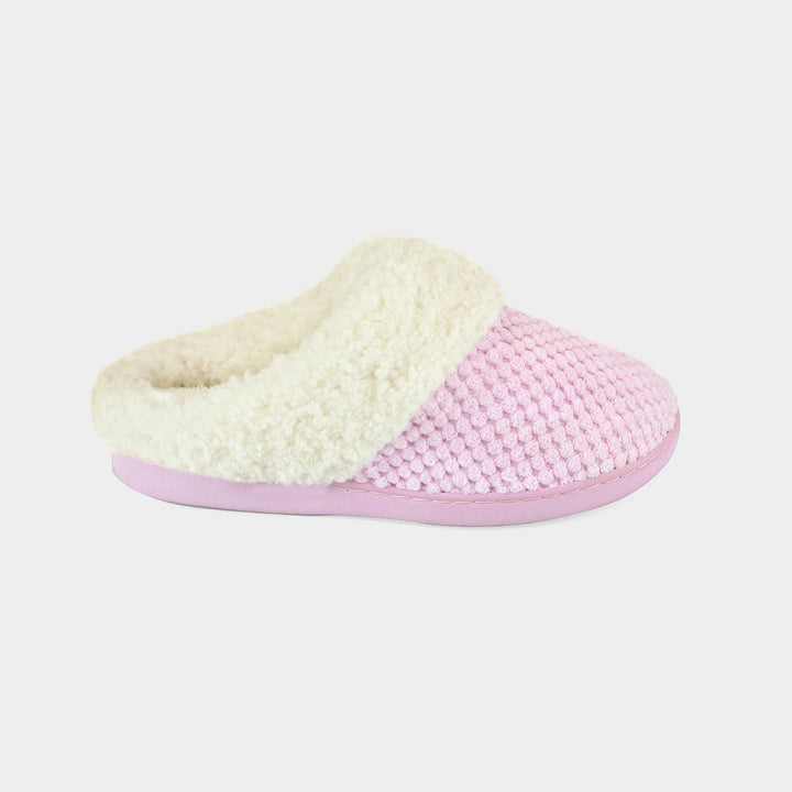 Ladies Waffle Memory Foam Slippers from You Know Who's