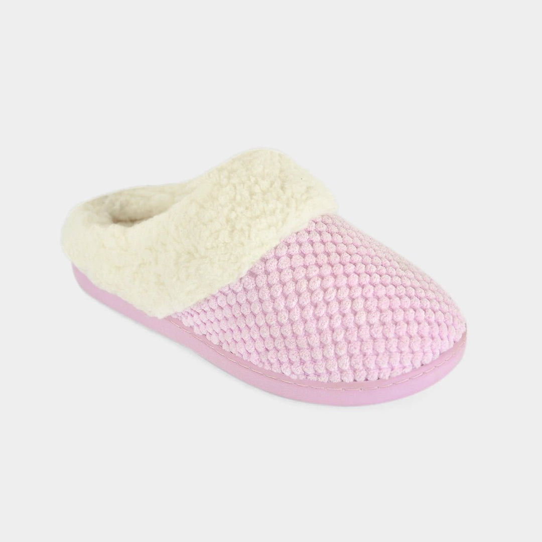 Ladies Waffle Memory Foam Slippers from You Know Who's