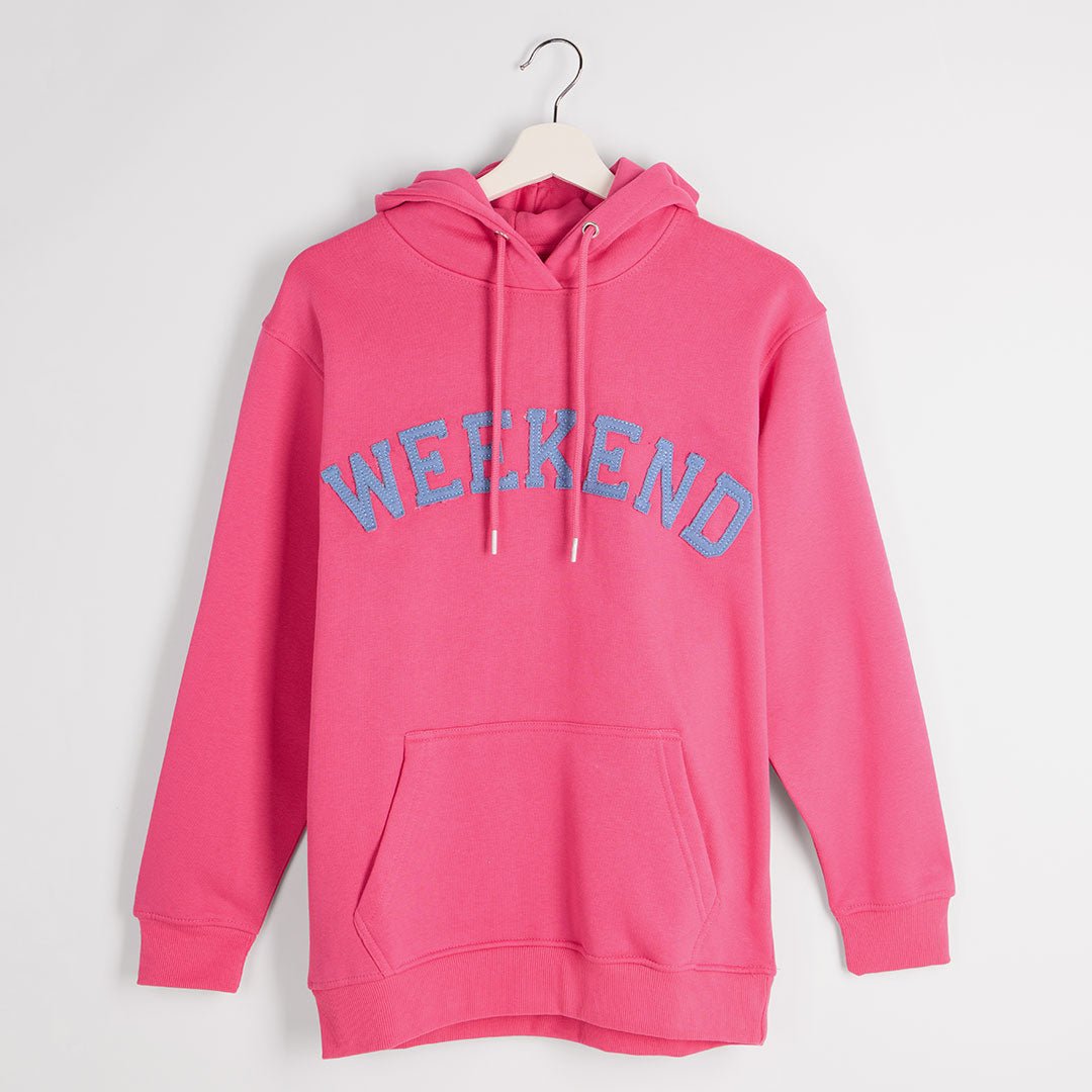 Ladies Weekend Slogan Hoodie from You Know Who's
