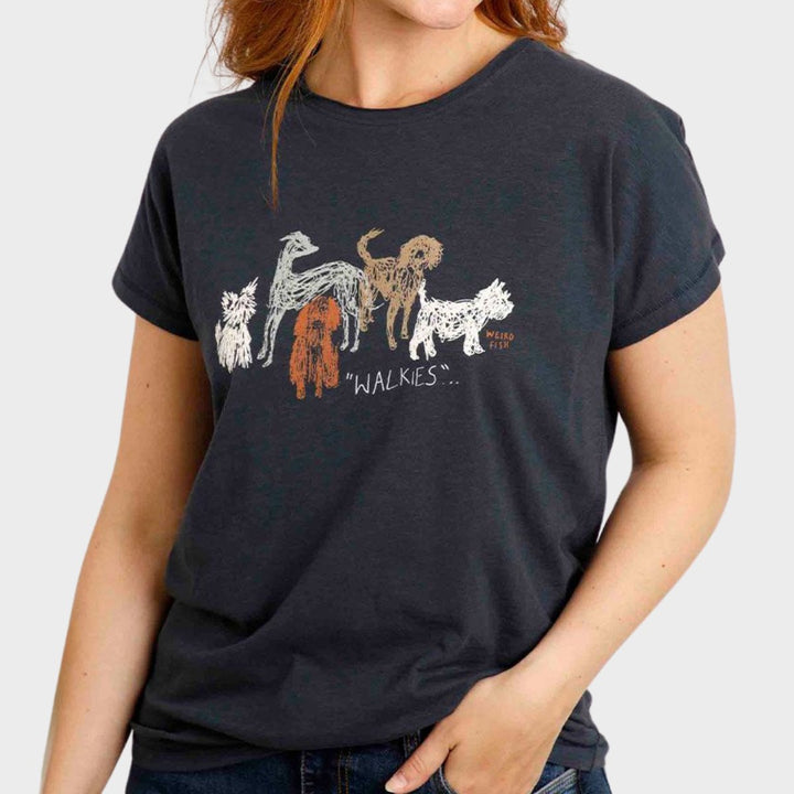 Ladies Weird Fish Walkies T - Shirt from You Know Who's