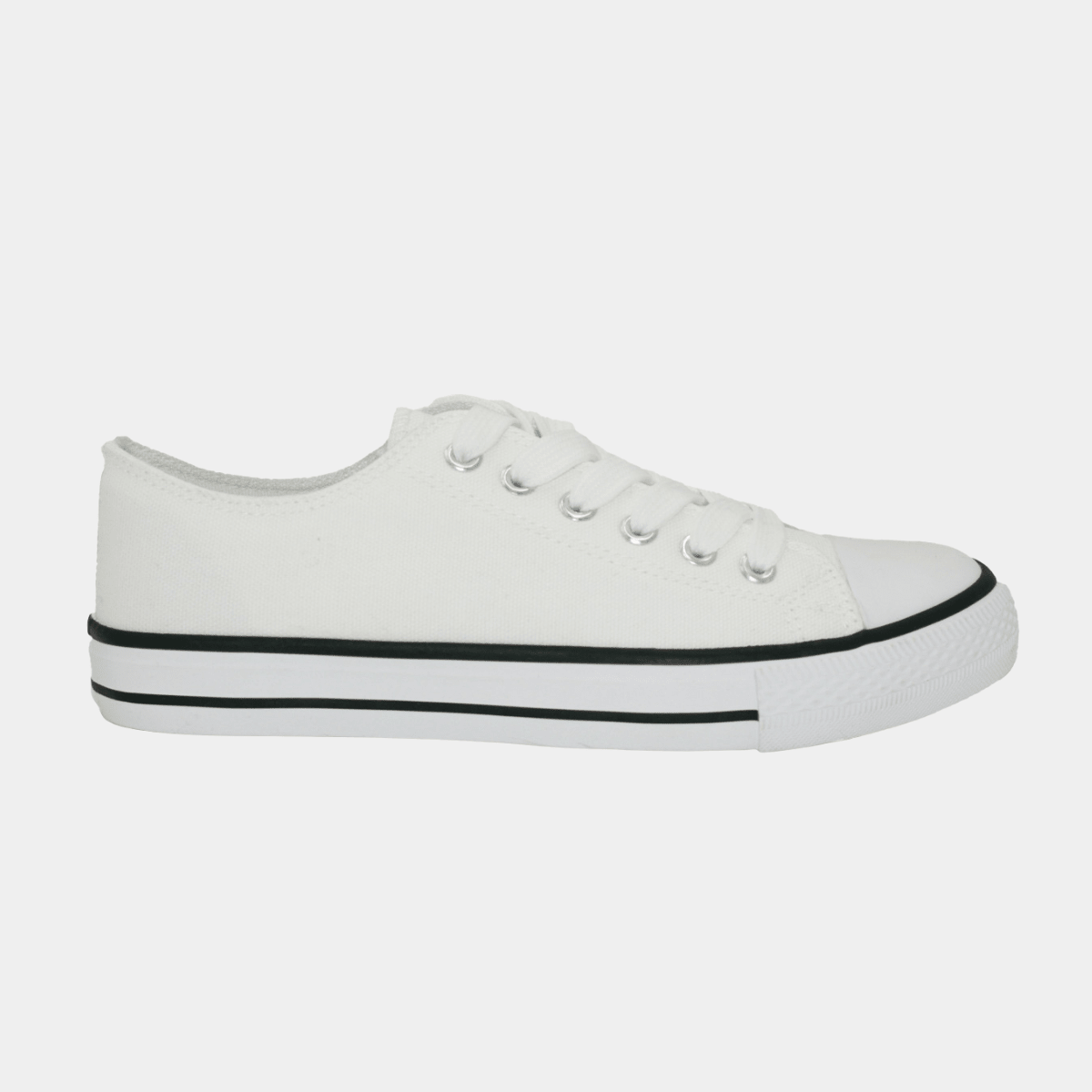 Ladies White Canvas Pumps from You Know Who's