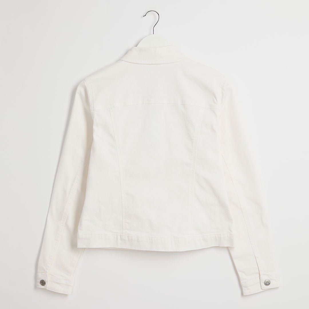 Ladies White Denim Jacket from You Know Who's