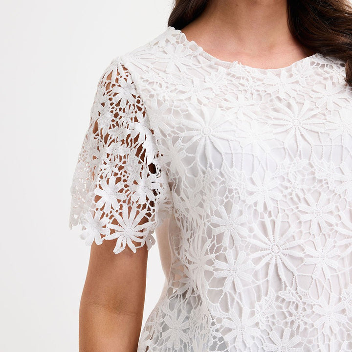 Ladies White Front Top from You Know Who's