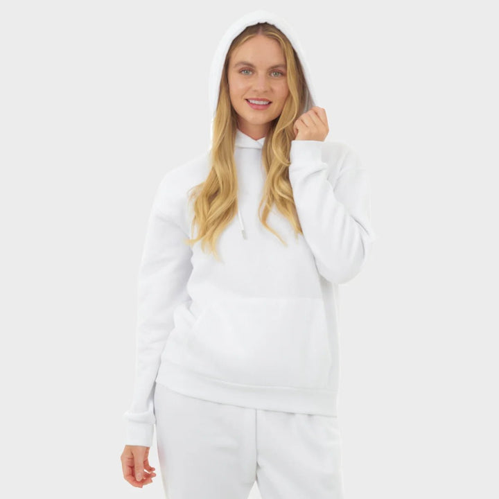 Ladies White Hoodie from You Know Who's