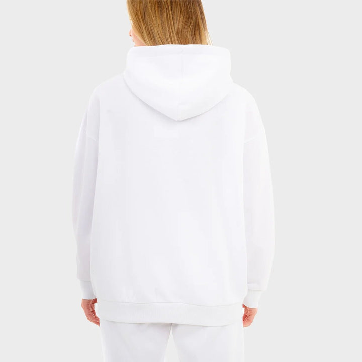 Ladies White Oversized Hoodie from You Know Who's