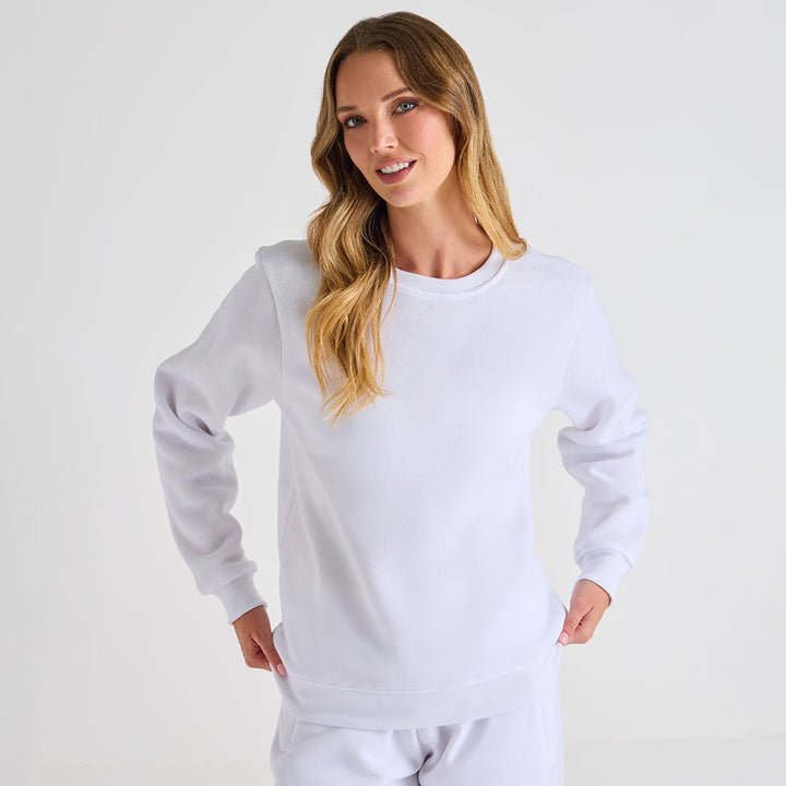 Ladies White Sweatshirt from You Know Who's