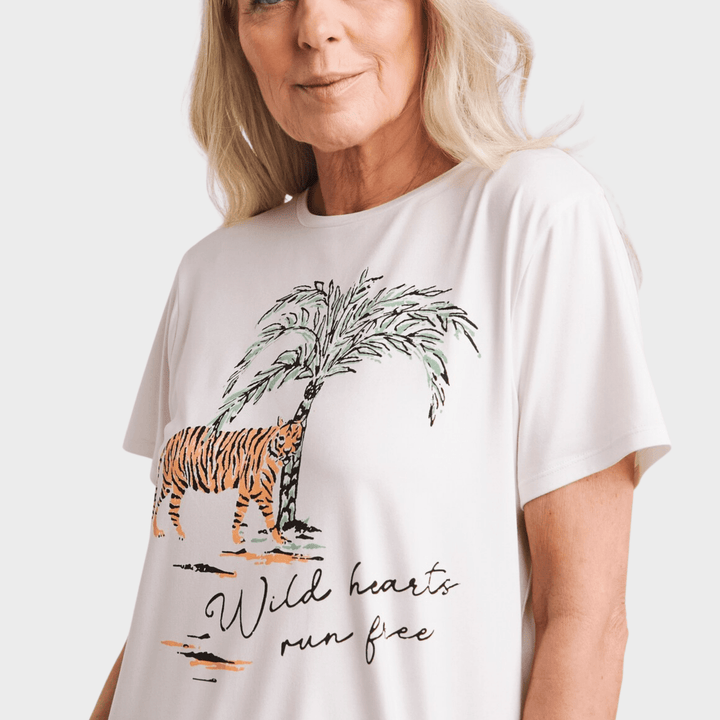 Ladies Wild Heart Pjs from You Know Who's