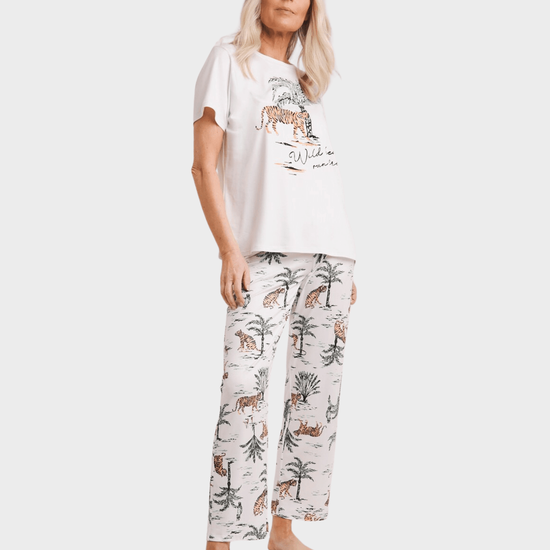 Ladies Wild Heart Pjs from You Know Who's