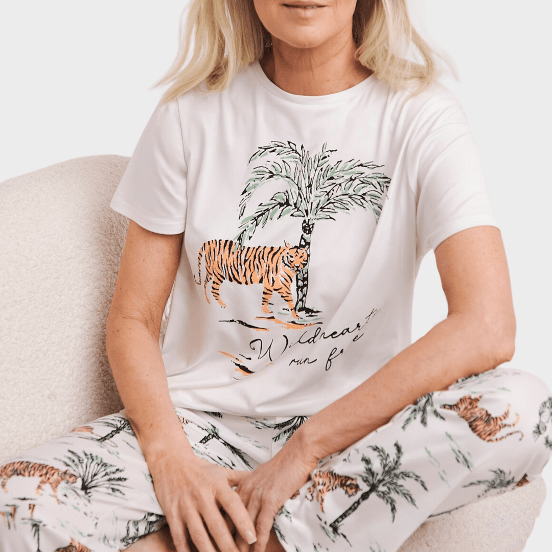 Ladies Wild Heart Pjs from You Know Who's