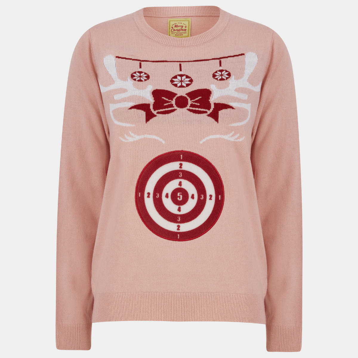 Ladies Xmas Target Jumper from You Know Who's