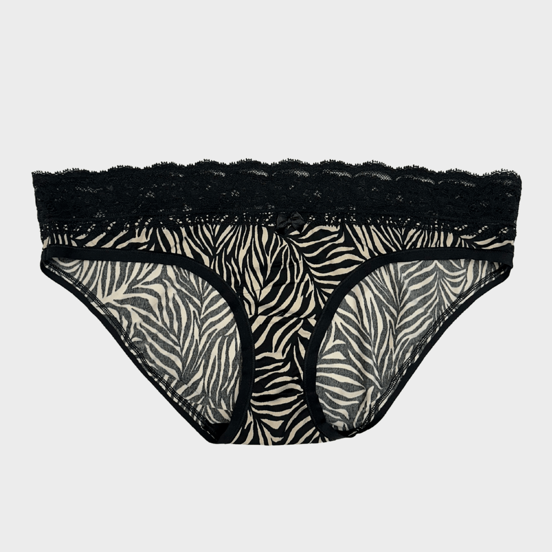 Ladies Zebra Lace Brief from You Know Who's