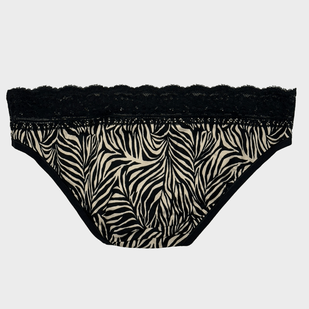 Ladies Zebra Lace Brief from You Know Who's