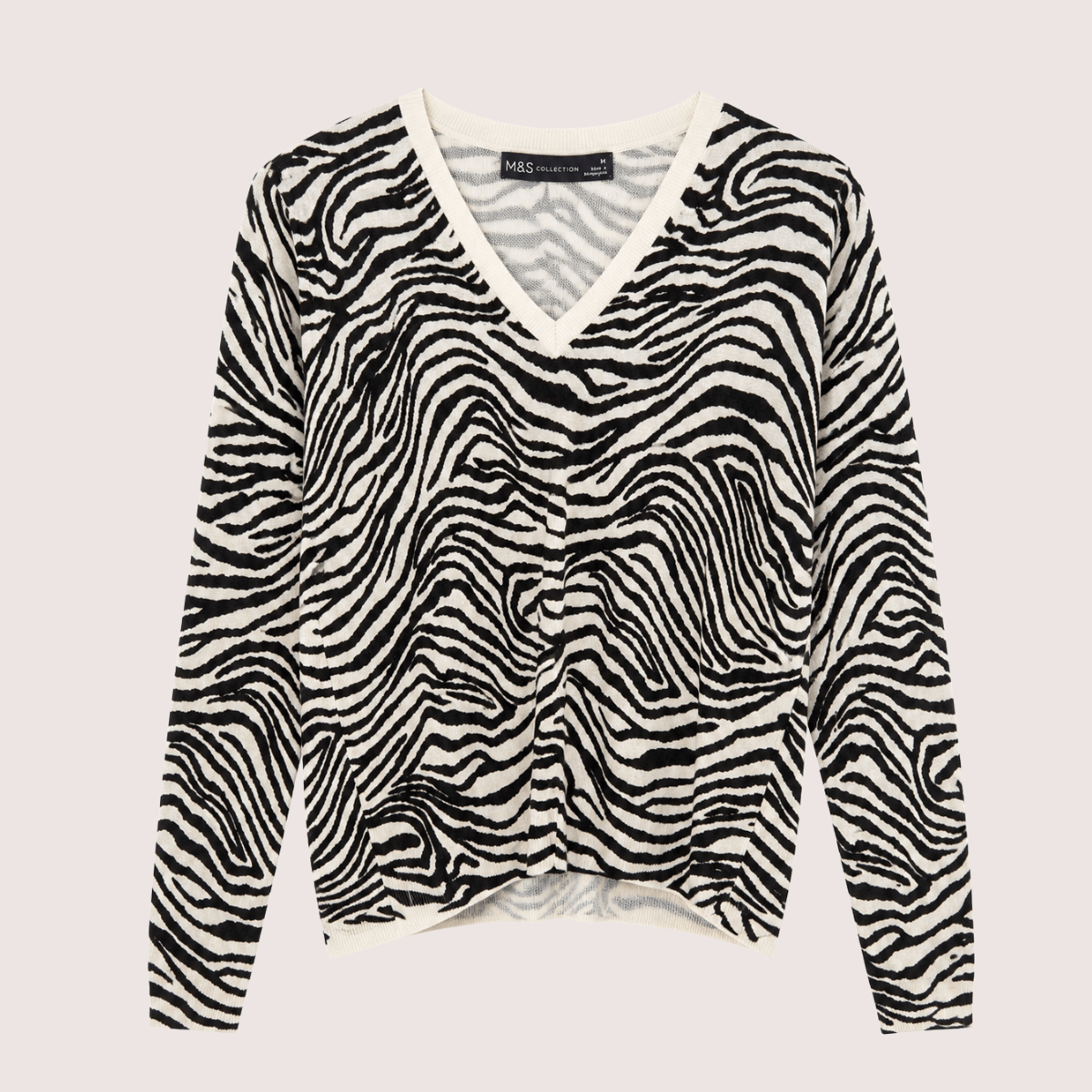 Ladies Zebra Stripe Jumper from You Know Who's