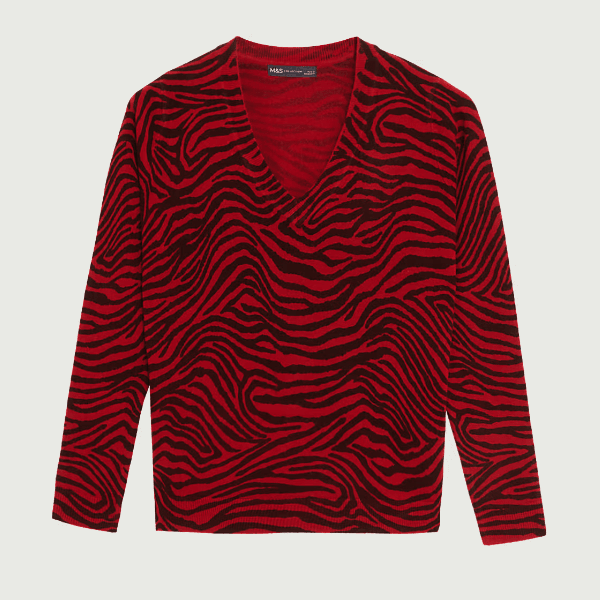 Ladies Zebra Stripe Jumper from You Know Who's