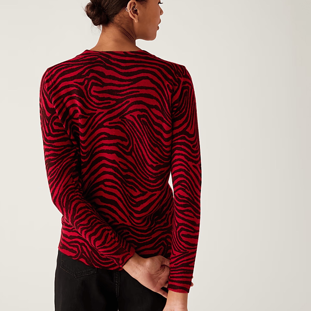 Ladies Zebra Stripe Jumper from You Know Who's