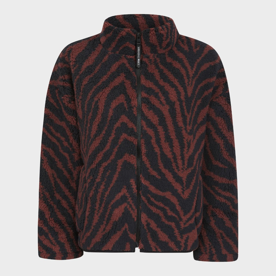 Ladies Zebra Zip Jacket from You Know Who's