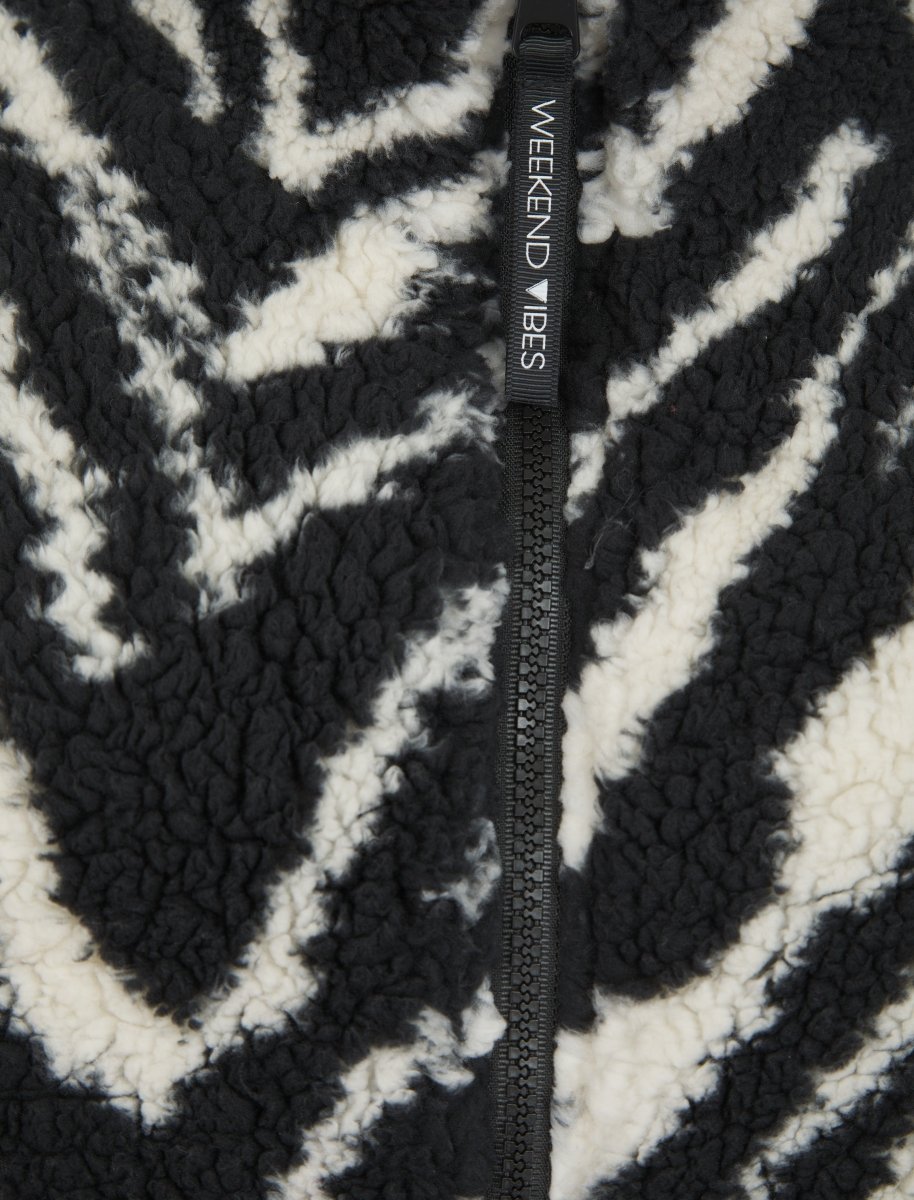 Ladies Zebra Zip Jacket from You Know Who's