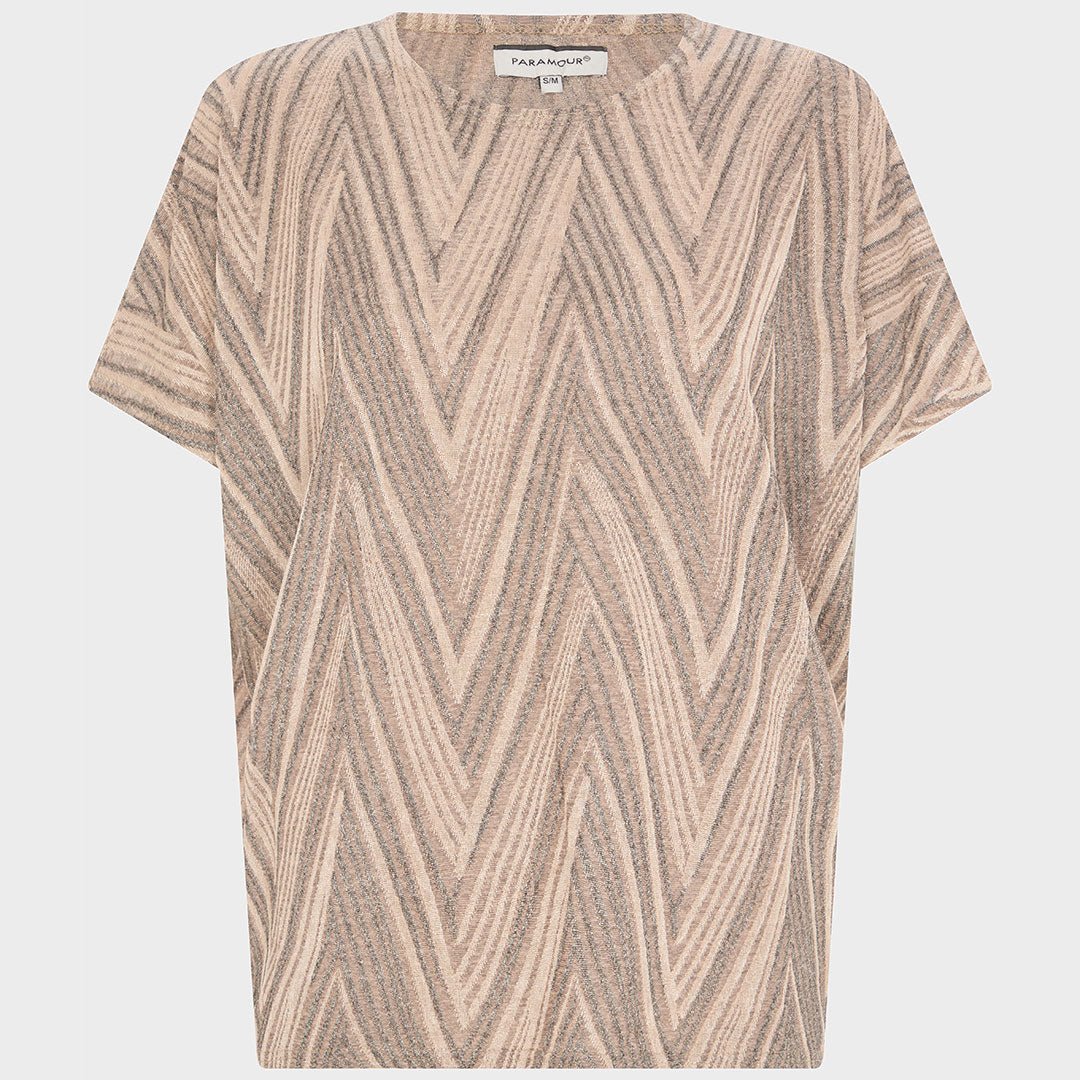 Ladies Zig Zag Batwing Top from You Know Who's
